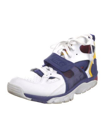 Nike Leather Colorblock Pattern Sneakers