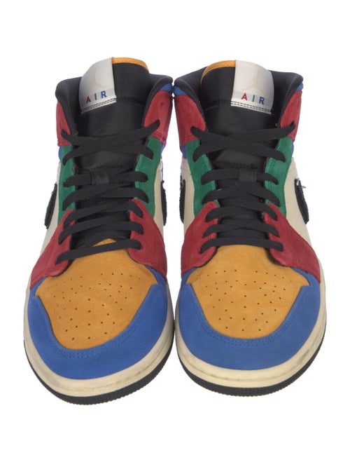 Jordan Jordan 1 Mid SE Fearless Blue the Great Athletic Sneakers