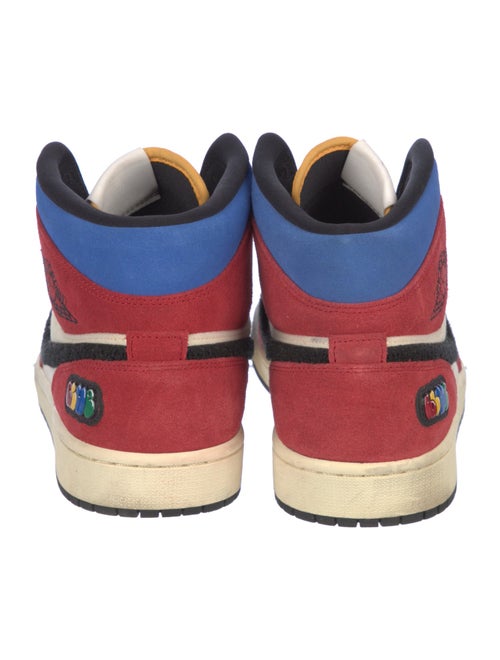 Jordan Jordan 1 Mid SE Fearless Blue the Great Athletic Sneakers