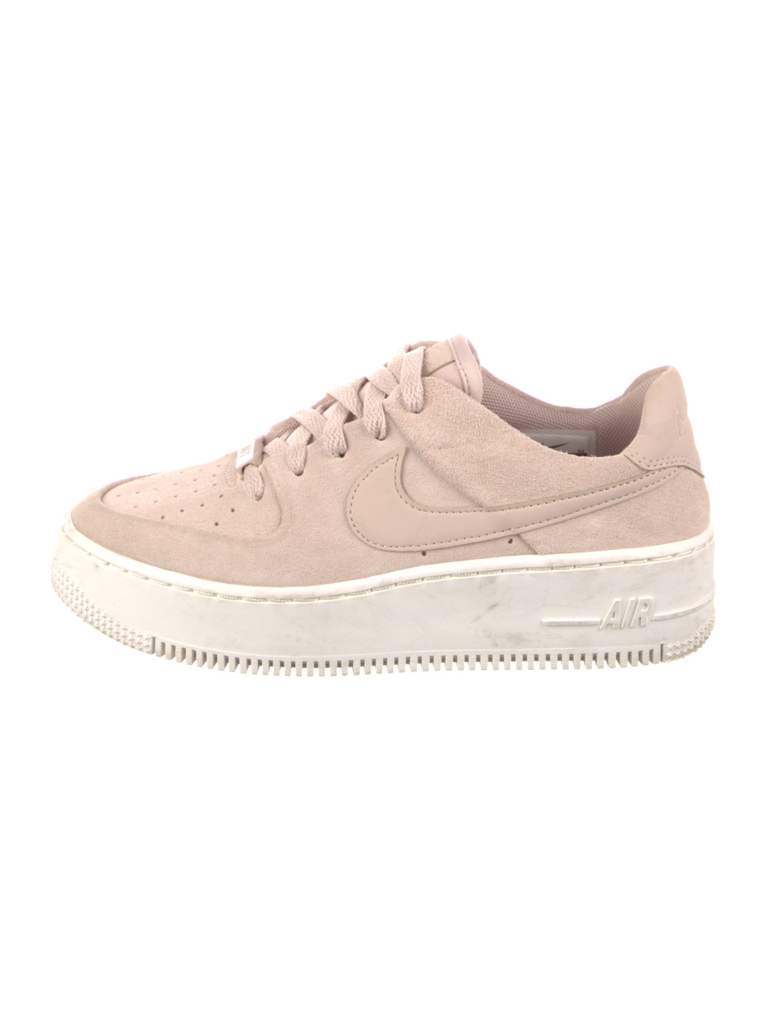 Nike Suede Leather Trim Embellishment Sneakers