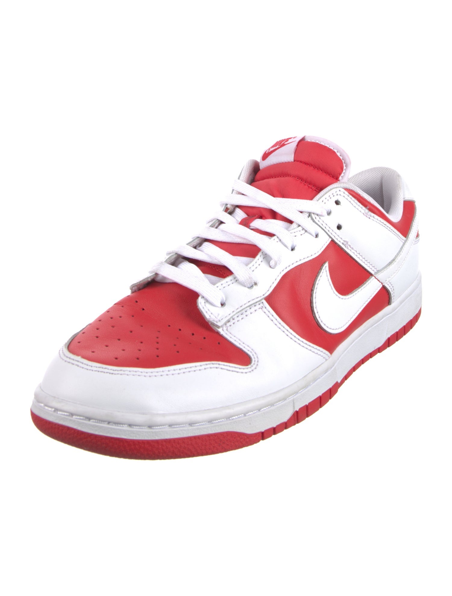 Nike Leather Colorblock Pattern Sneakers