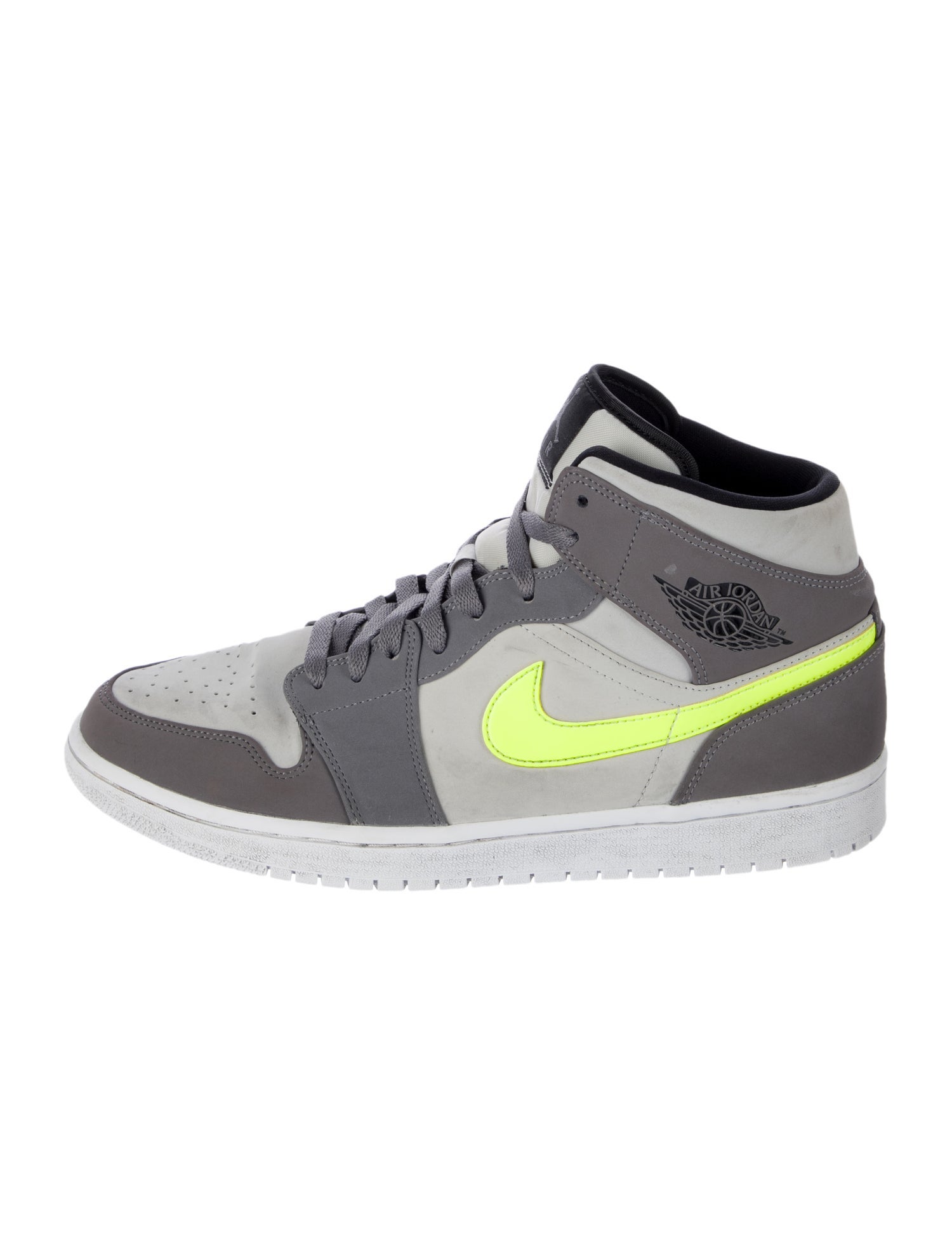 Nike Leather Colorblock Pattern Sneakers