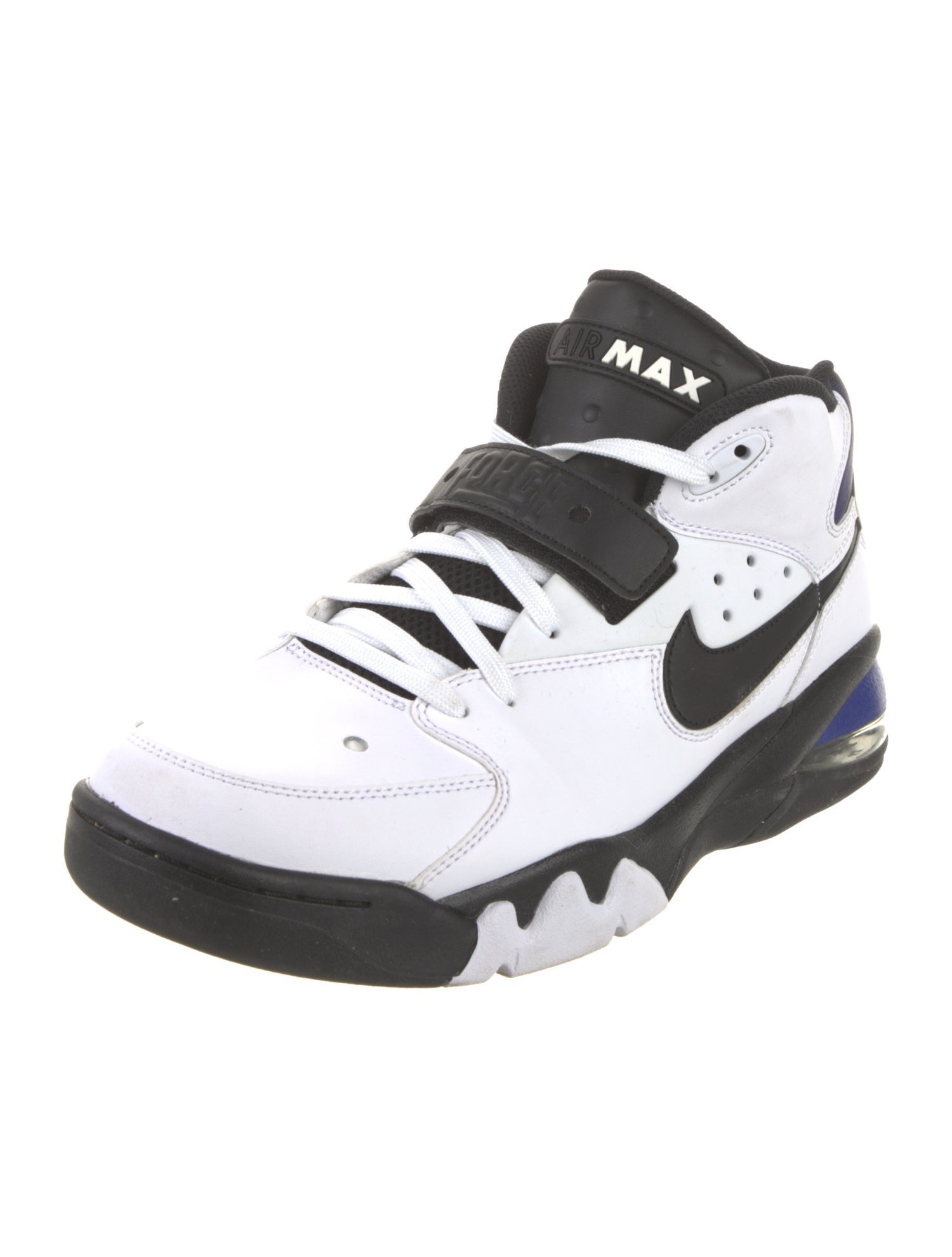 Nike Leather Colorblock Pattern Sneakers