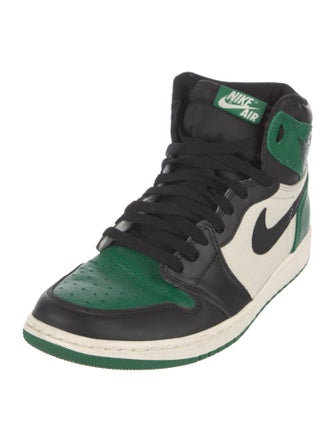 Nike Leather Colorblock Pattern Sneakers