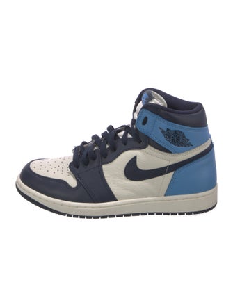 Nike Leather Colorblock Pattern Athletic Sneakers