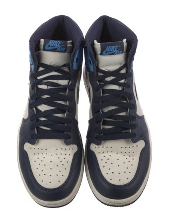 Nike Leather Colorblock Pattern Athletic Sneakers