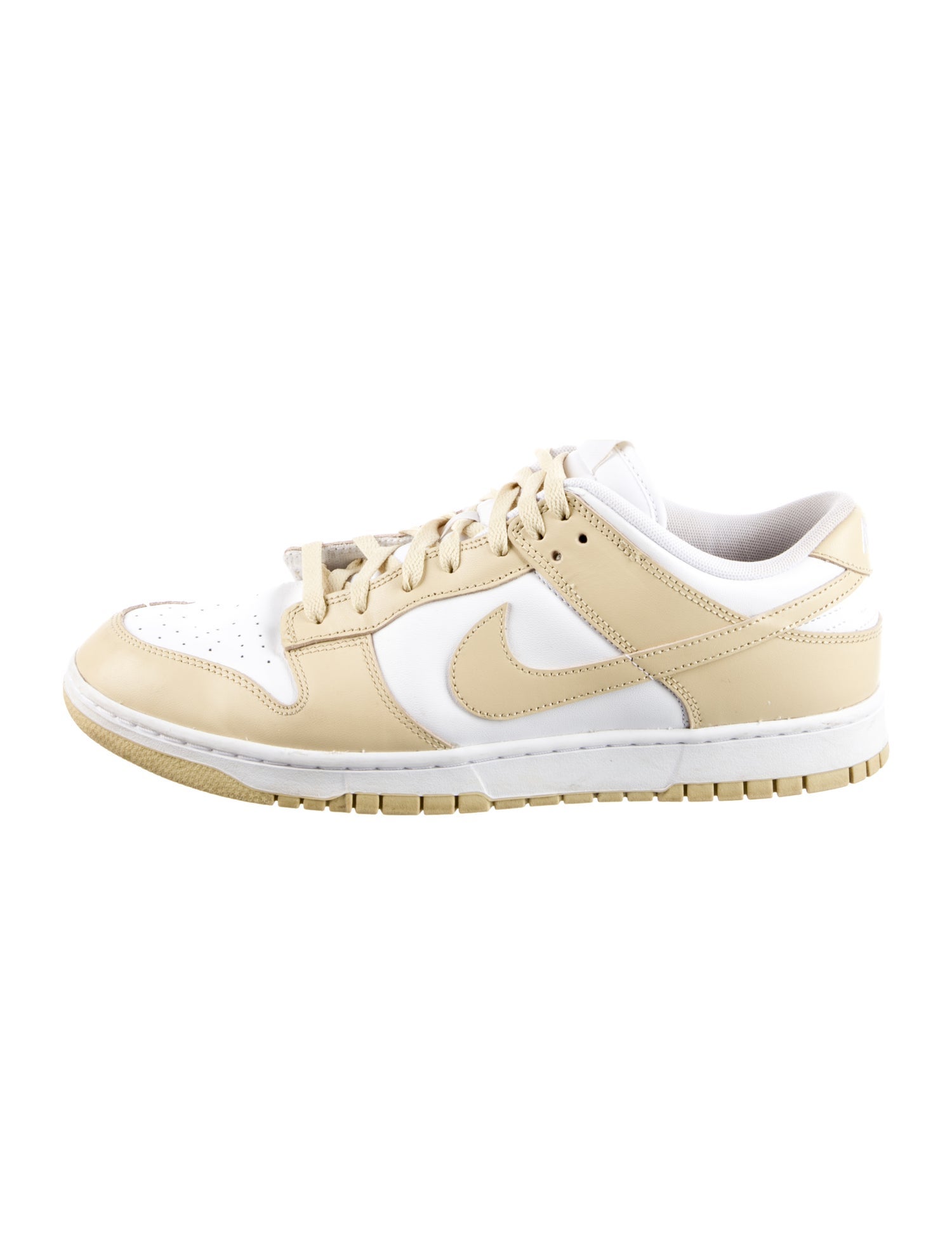 Nike Leather Colorblock Pattern Sneakers