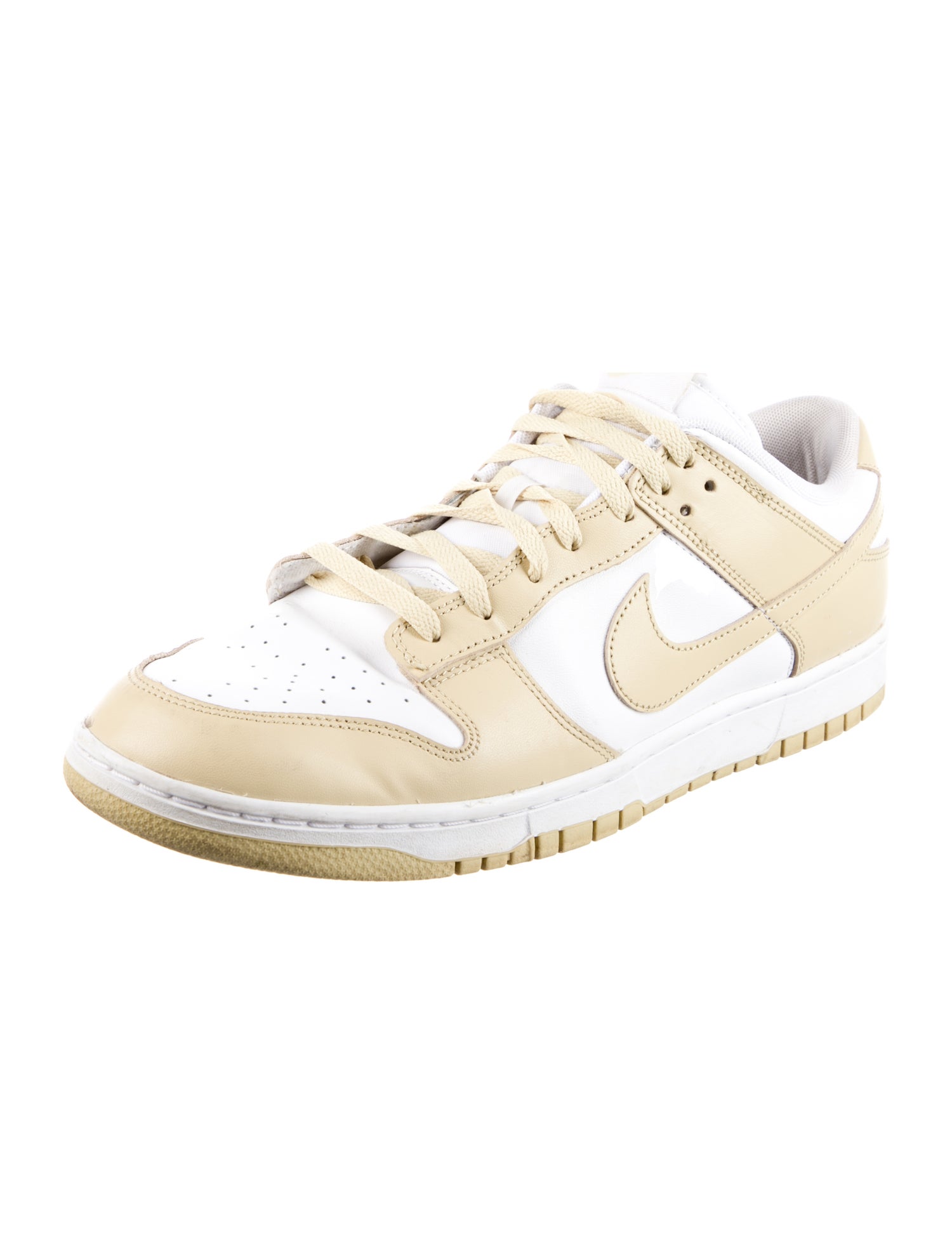 Nike Leather Colorblock Pattern Sneakers