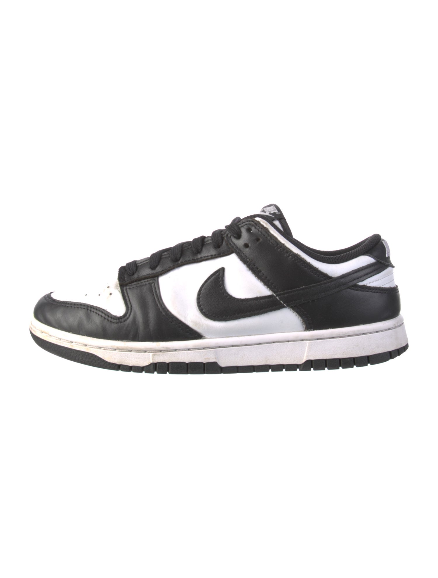 Nike Leather Colorblock Pattern Sneakers