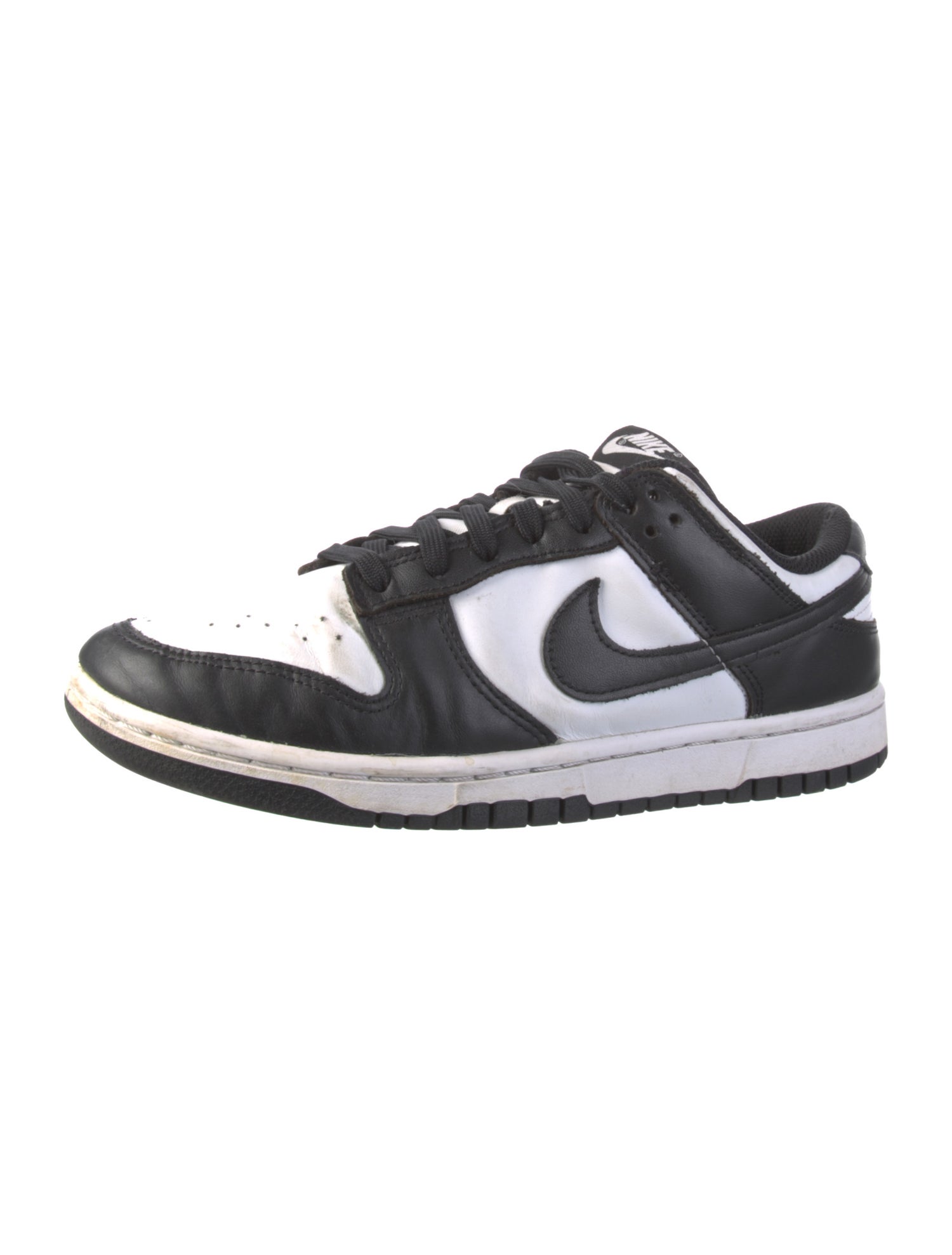 Nike Leather Colorblock Pattern Sneakers