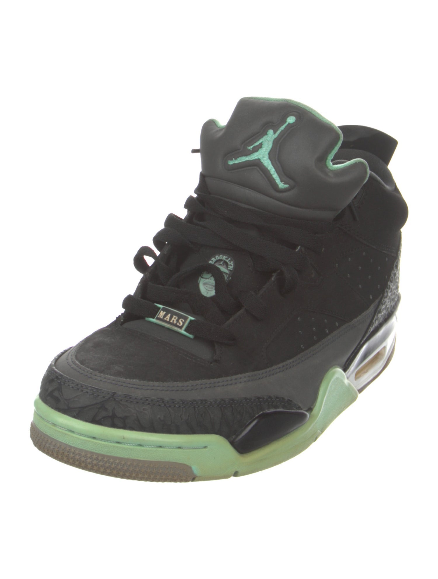 Nike Suede Colorblock Pattern Sneakers