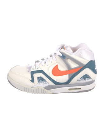 Nike Leather Colorblock Pattern Athletic Sneakers
