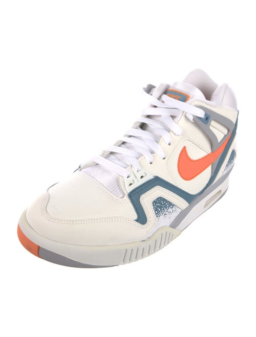 Nike Leather Colorblock Pattern Athletic Sneakers