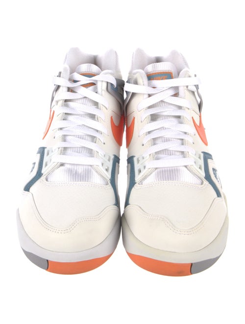 Nike Leather Colorblock Pattern Athletic Sneakers