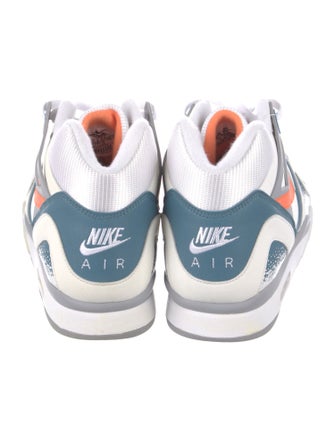 Nike Leather Colorblock Pattern Athletic Sneakers