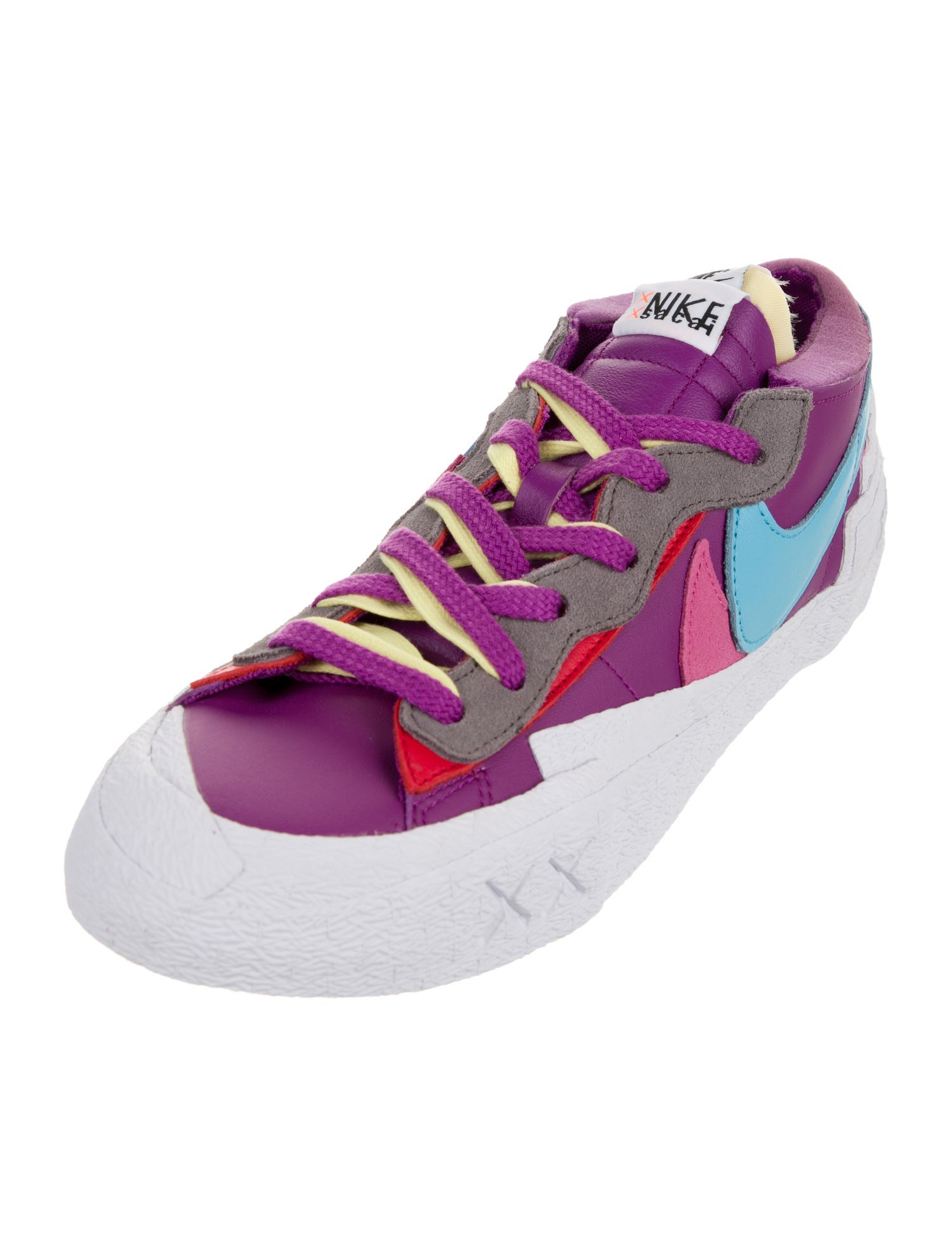 Nike Leather Colorblock Pattern Sneakers w/ Tags