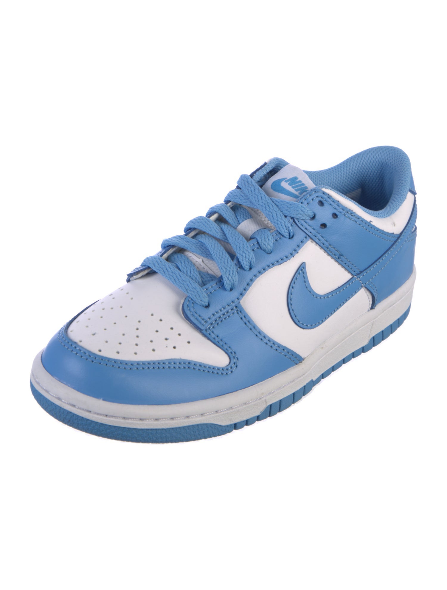 Nike Leather Colorblock Pattern Sneakers