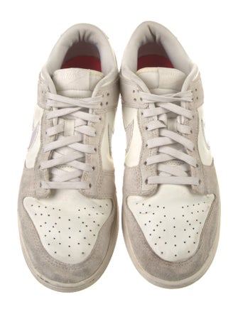 Nike Dunk Low Sail Iridescent Swoosh Sneakers