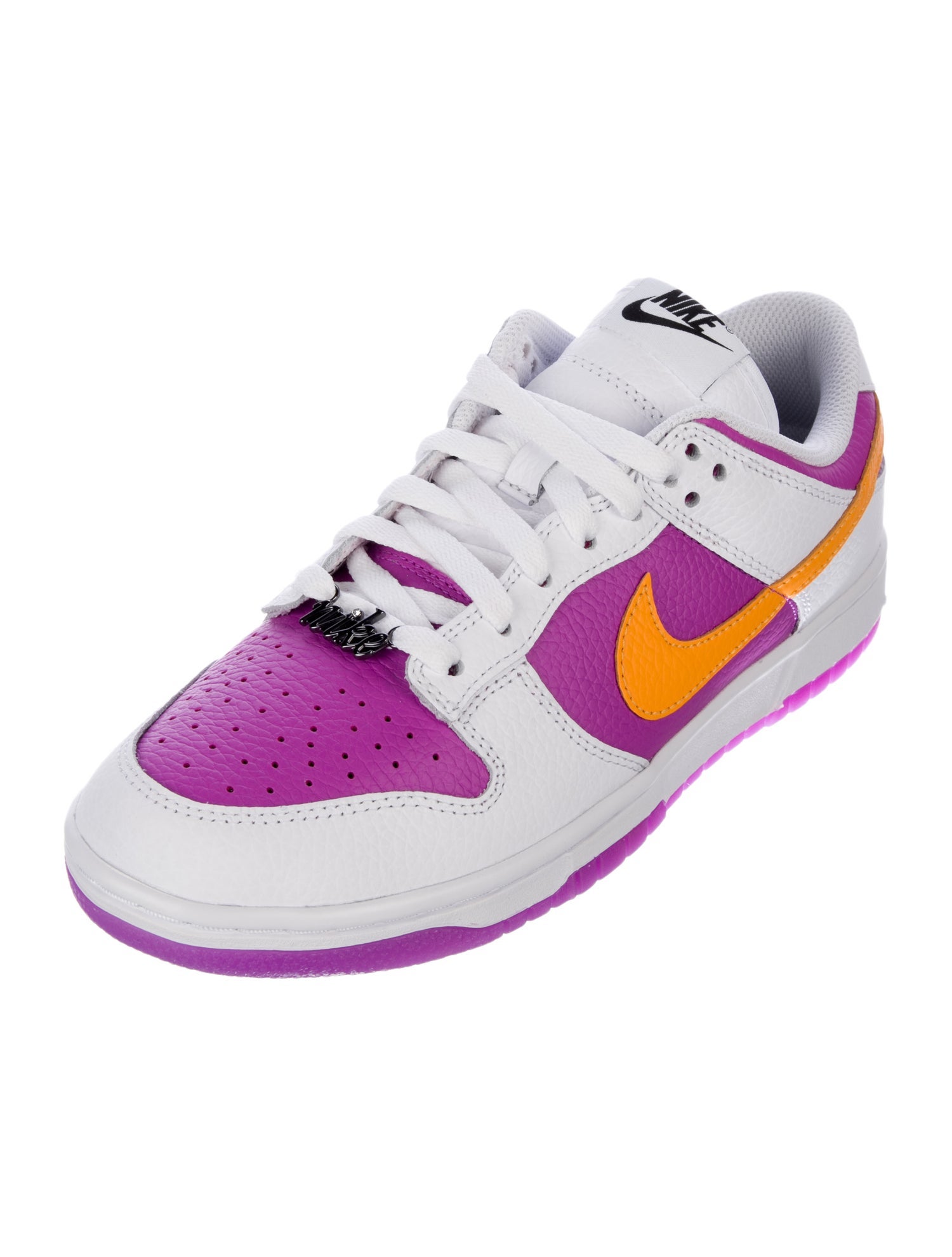 Nike Leather Colorblock Pattern Sneakers w/ Tags