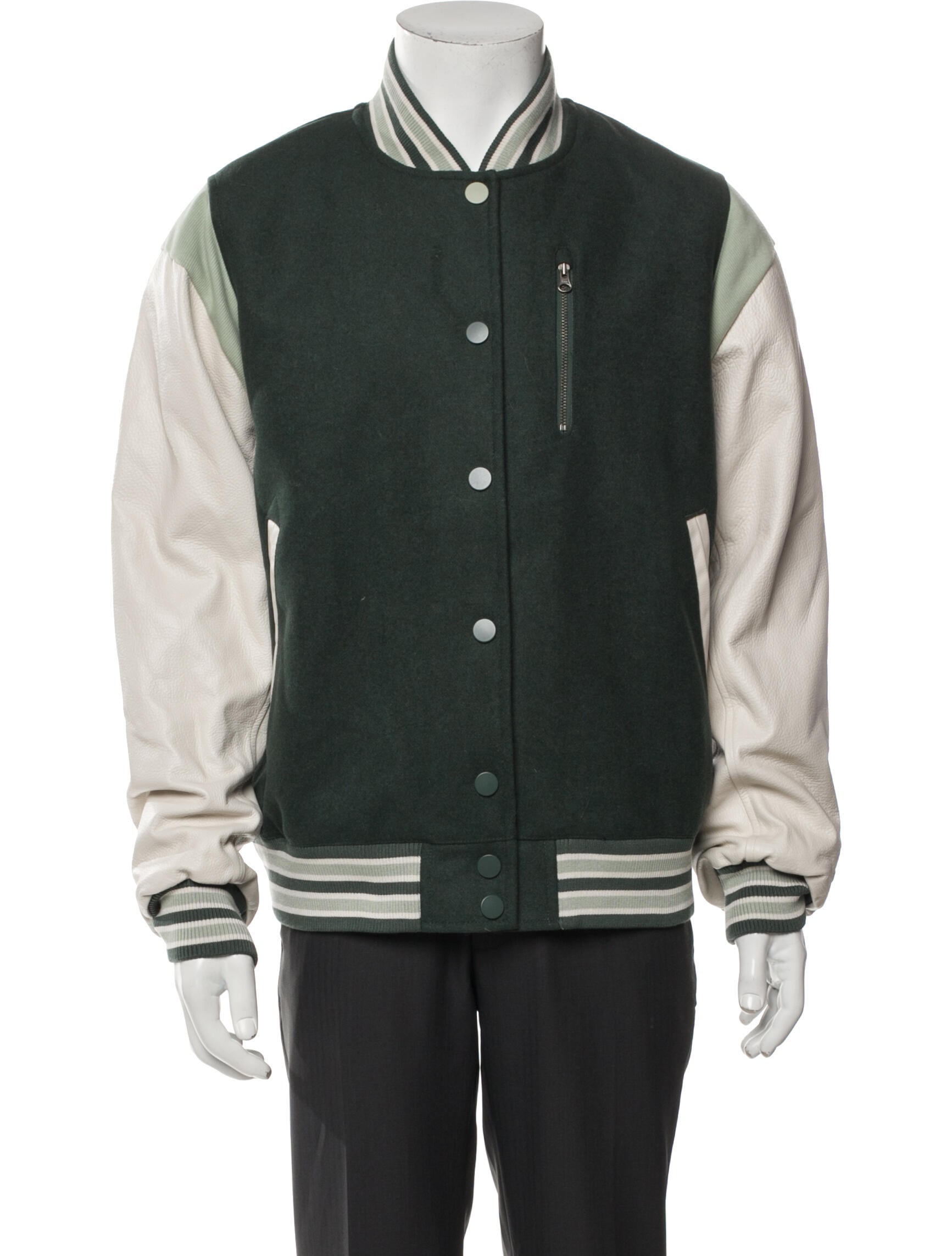 Nike Wool Striped Varsity Jacket