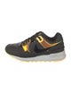 Nike Suede Colorblock Pattern Athletic Sneakers