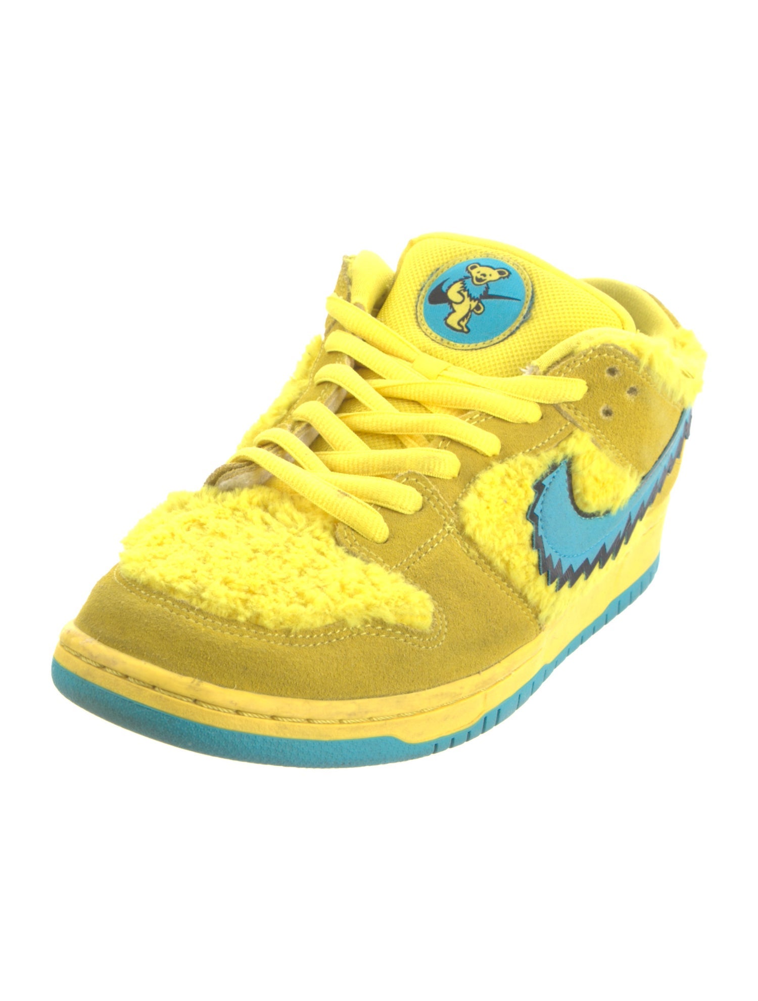 Nike SB x Grateful Dead Dunk Low 'Opti Yellow' Sneakers
