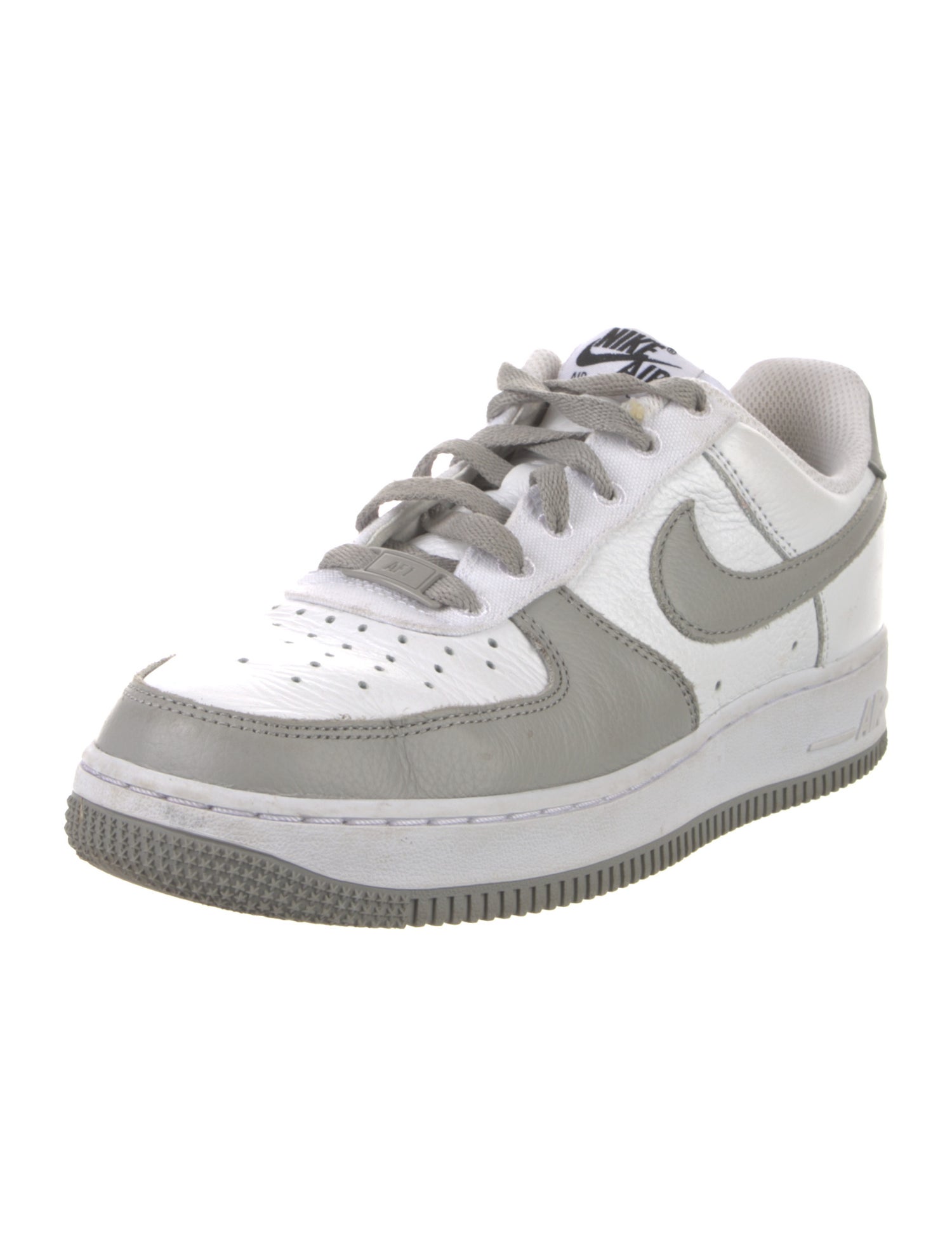 Nike Leather Colorblock Pattern Sneakers