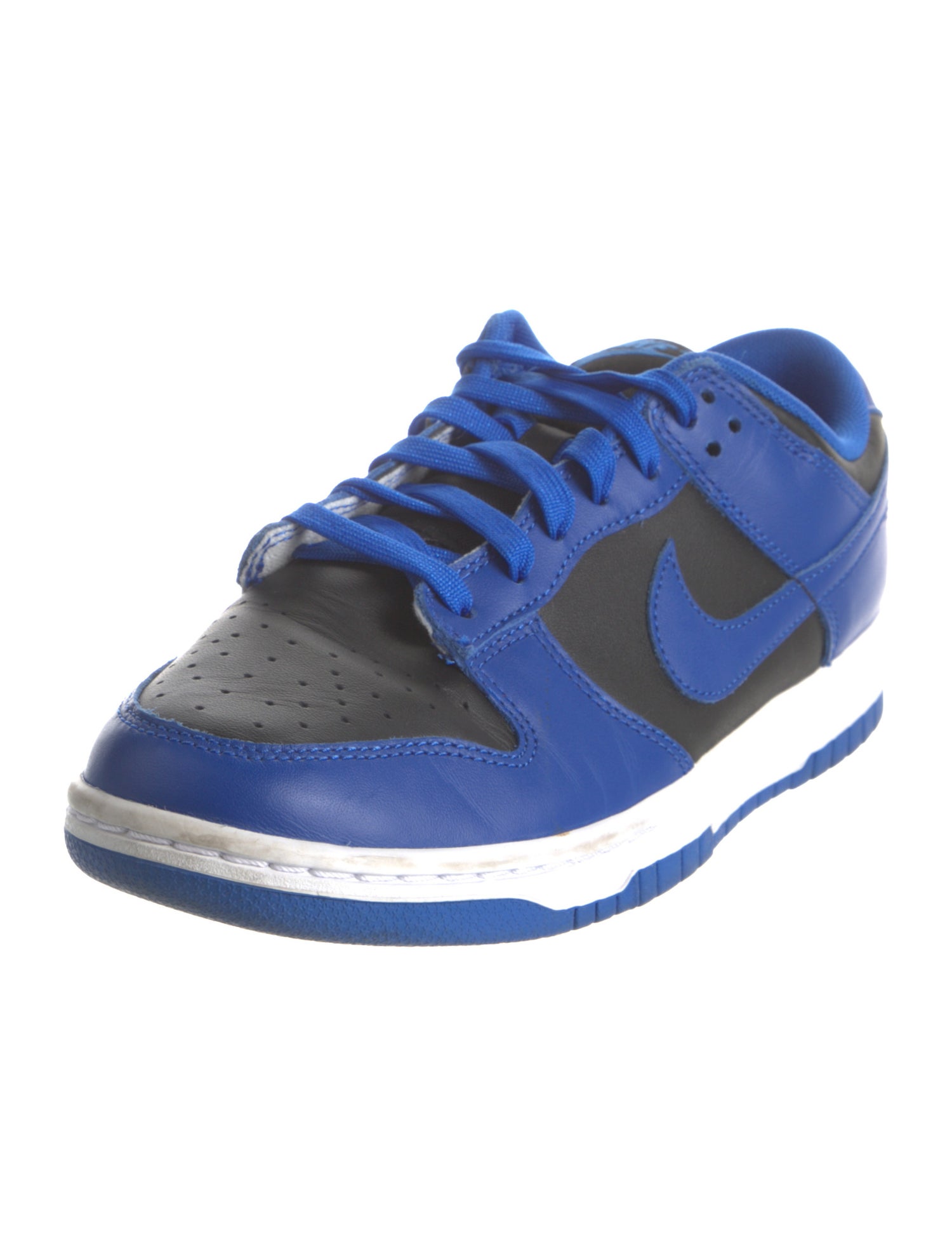 Nike Leather Colorblock Pattern Sneakers