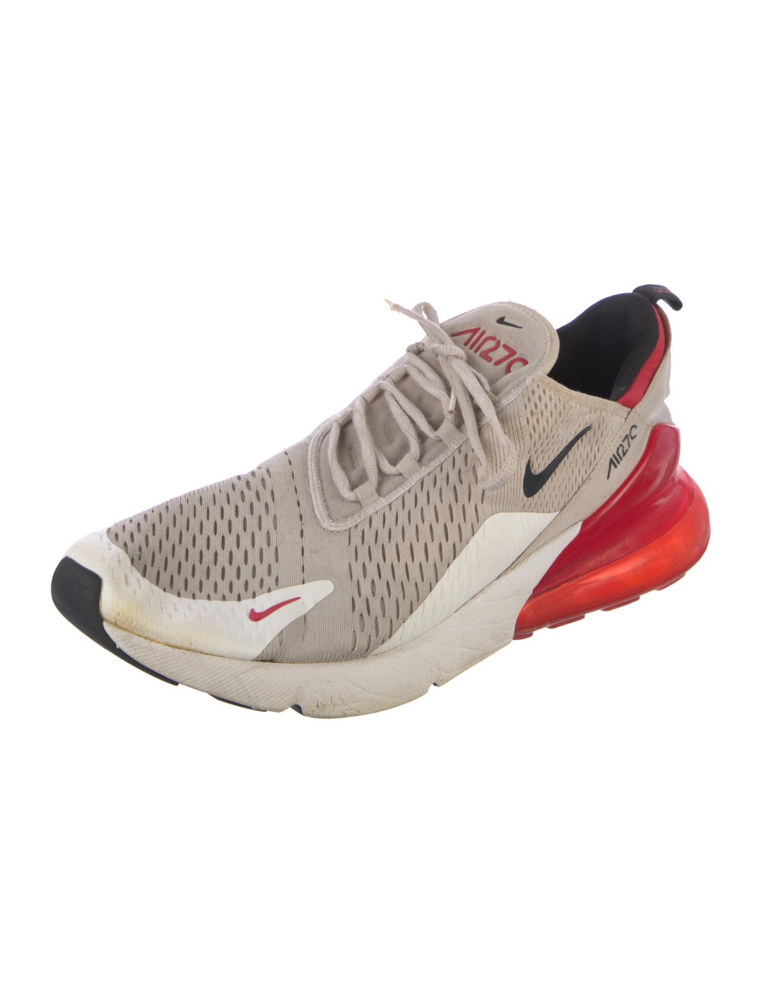 Nike Nike Air Max 270 White Black University Red Athletic Sneakers