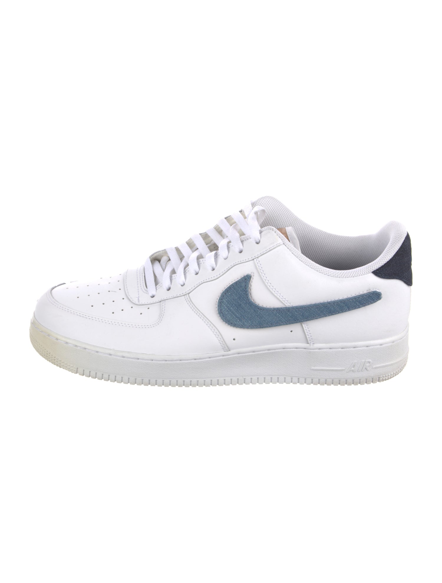 Nike Leather Colorblock Pattern Sneakers
