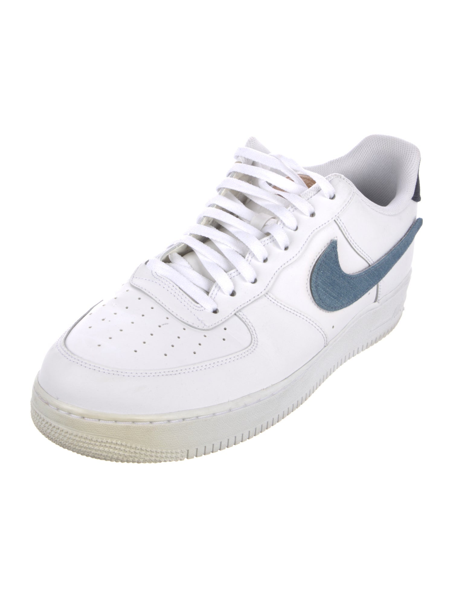 Nike Leather Colorblock Pattern Sneakers