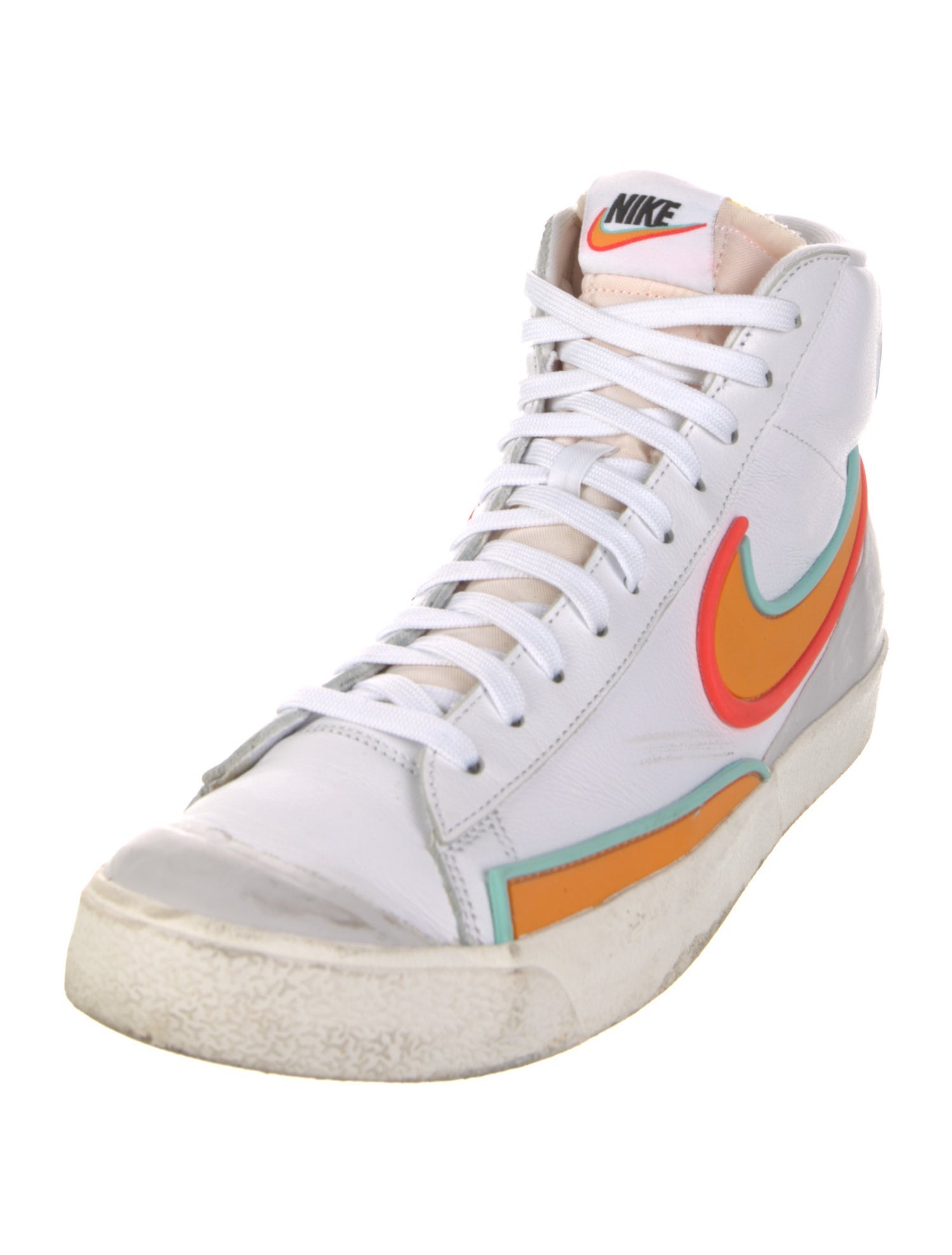 Nike Leather Printed Sneakers