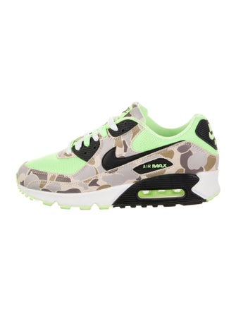 Nike Nike Air Max 90 Green Camo Athletic Sneakers