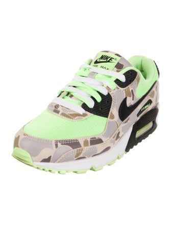 Nike Nike Air Max 90 Green Camo Athletic Sneakers