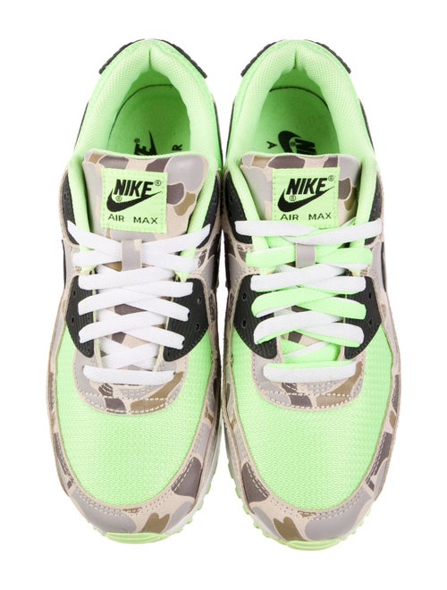 Nike Nike Air Max 90 Green Camo Athletic Sneakers