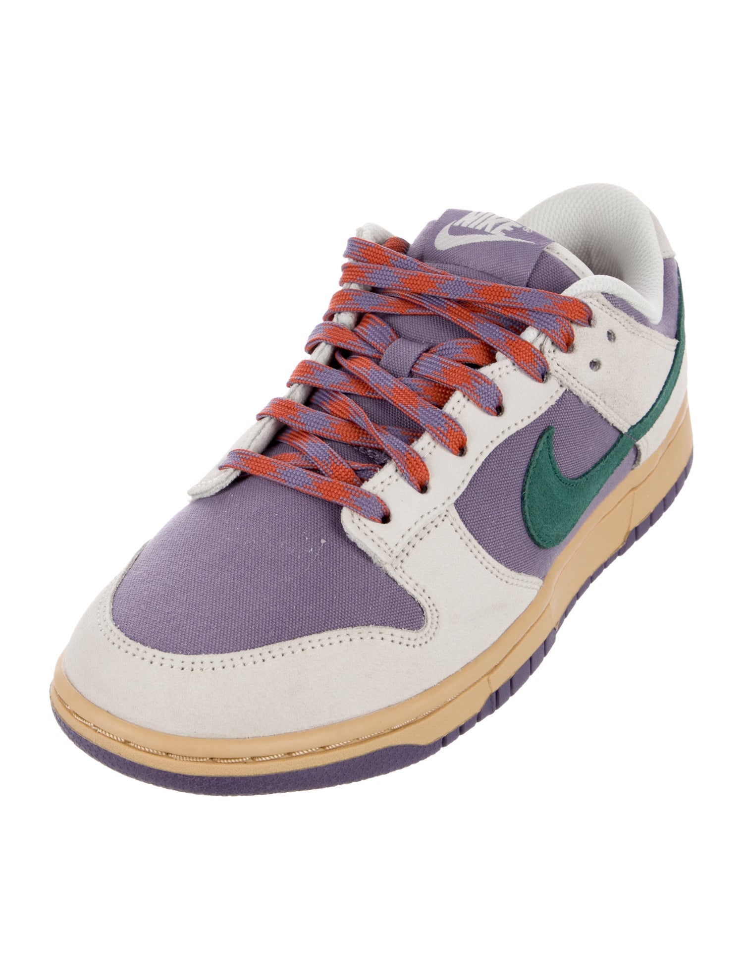 Nike Leather Printed Athletic Sneakers