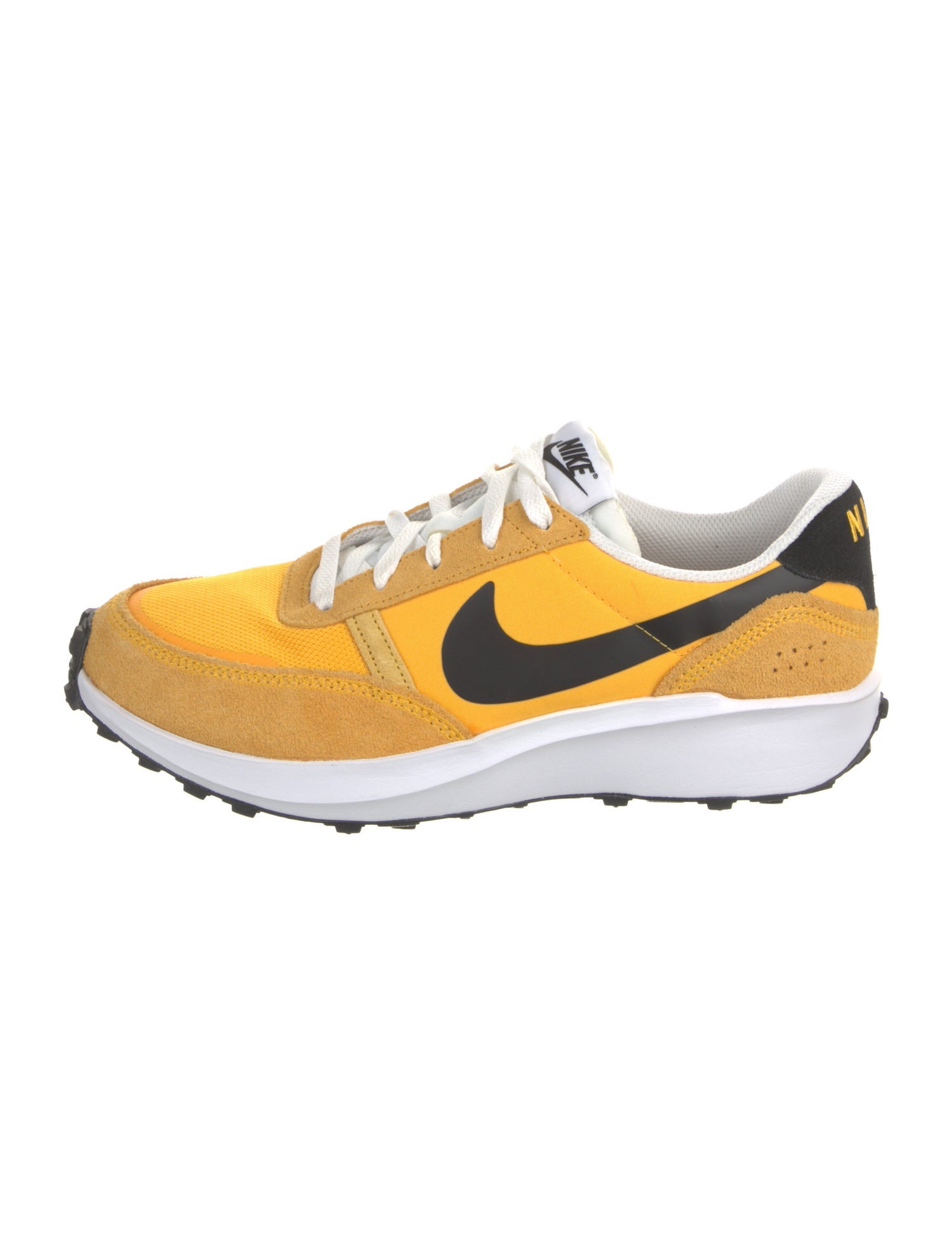 Nike Suede Colorblock Pattern Athletic Sneakers