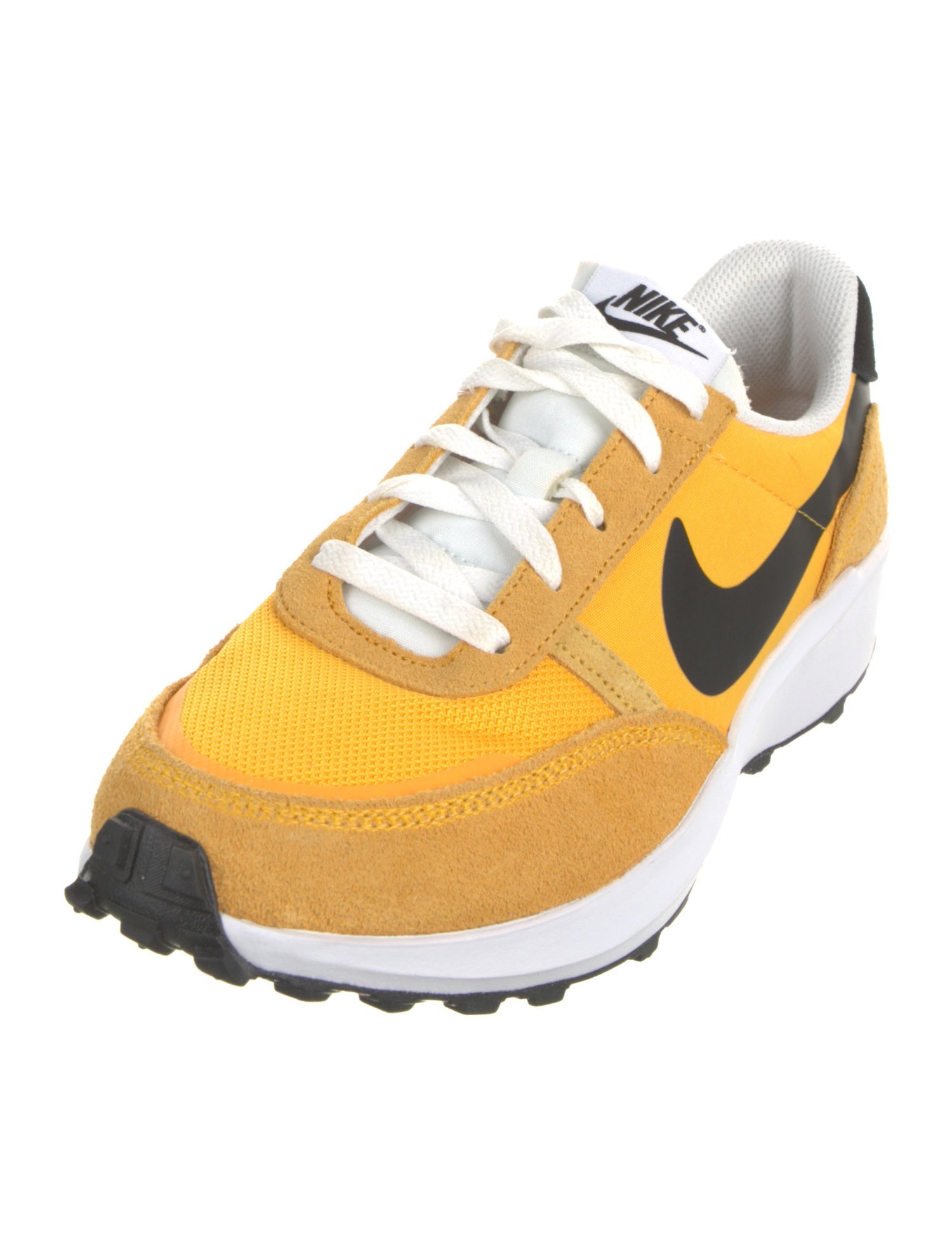 Nike Suede Colorblock Pattern Athletic Sneakers
