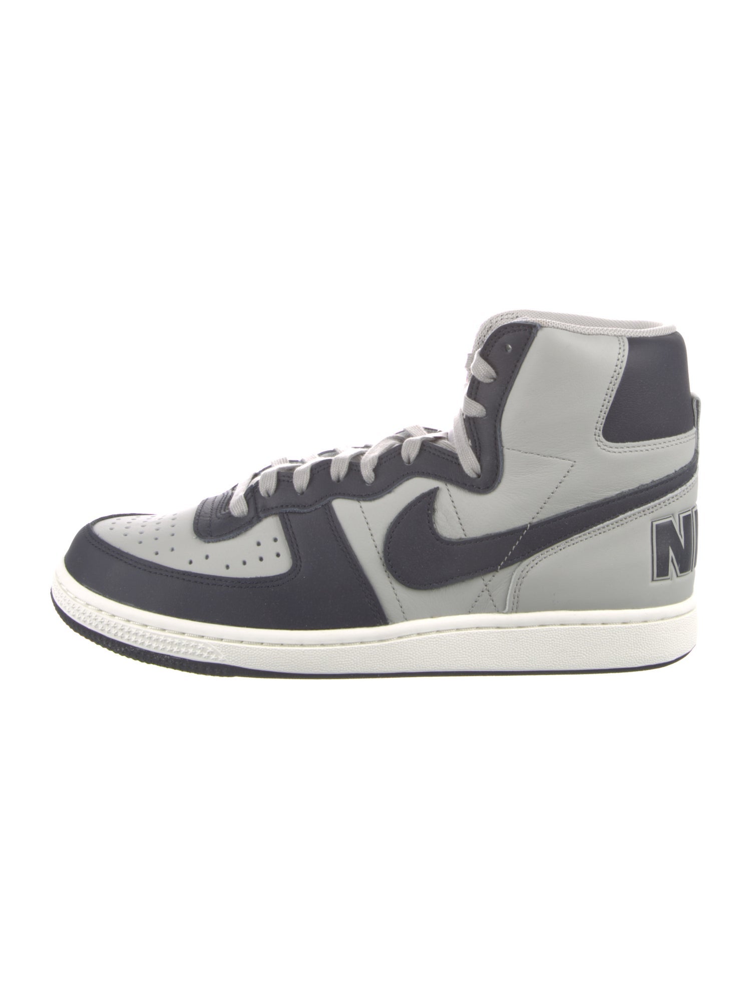Nike Leather Colorblock Pattern Sneakers