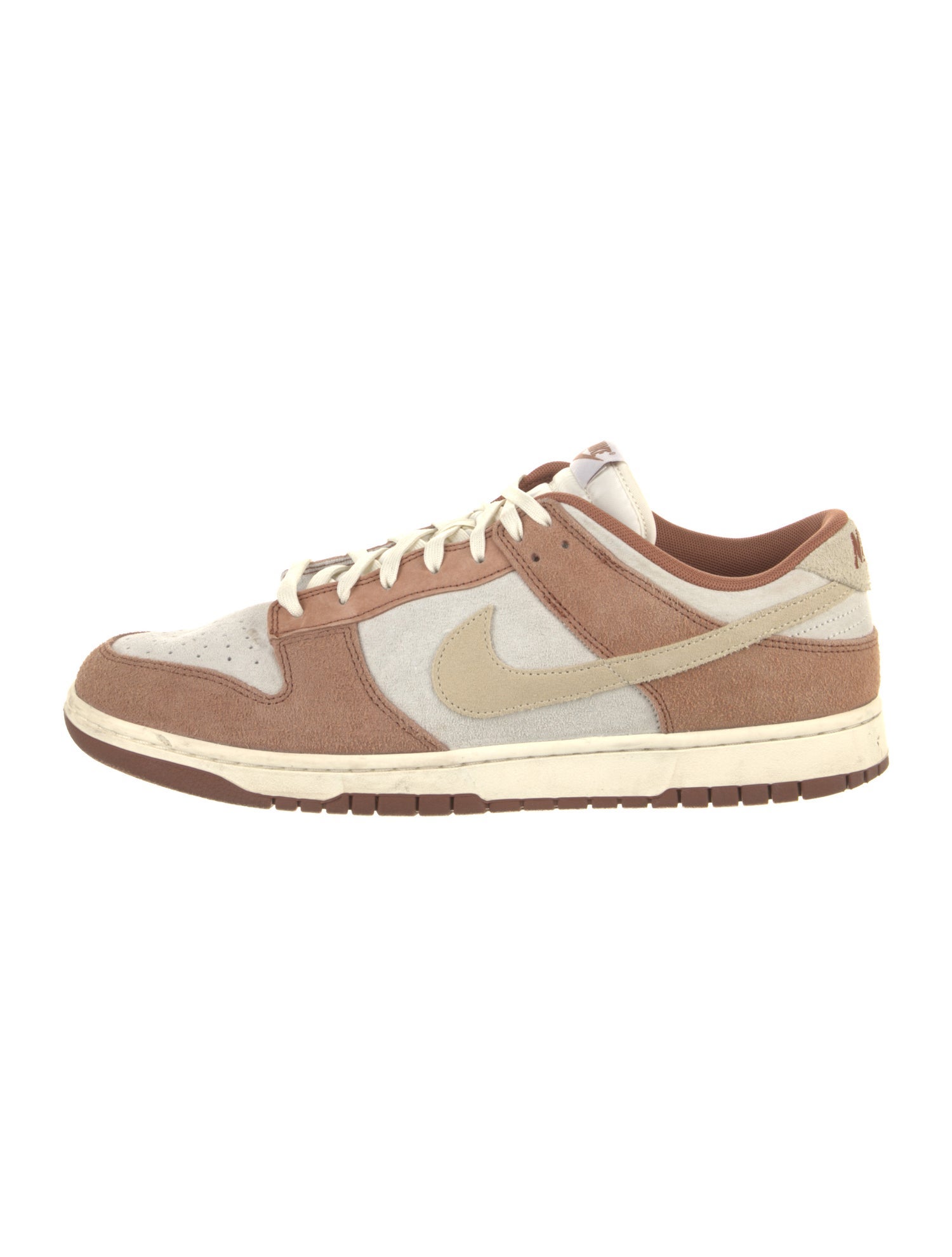 Nike Suede Colorblock Pattern Sneakers