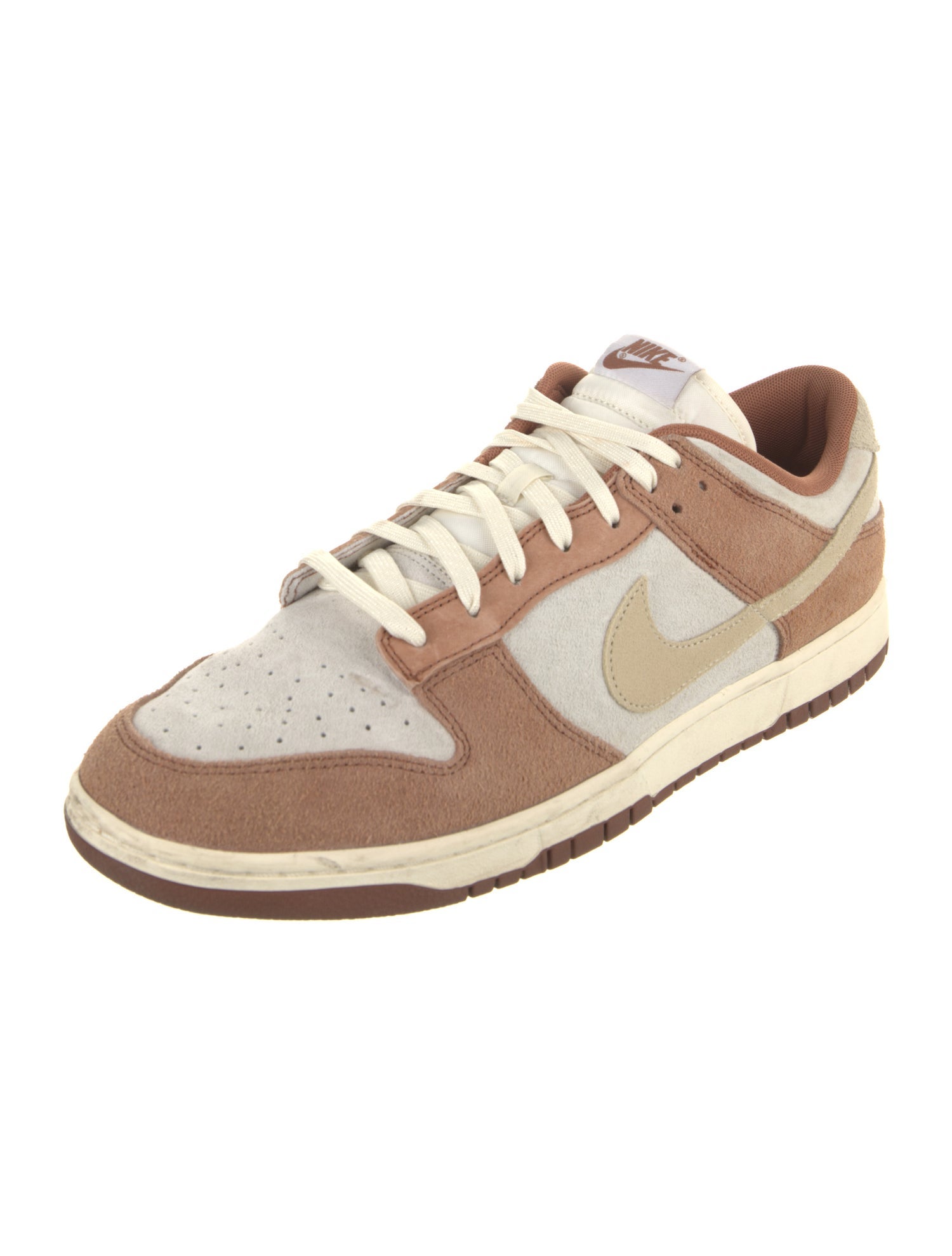 Nike Suede Colorblock Pattern Sneakers