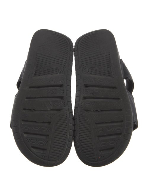 Nike Leather Graphic Print Slides