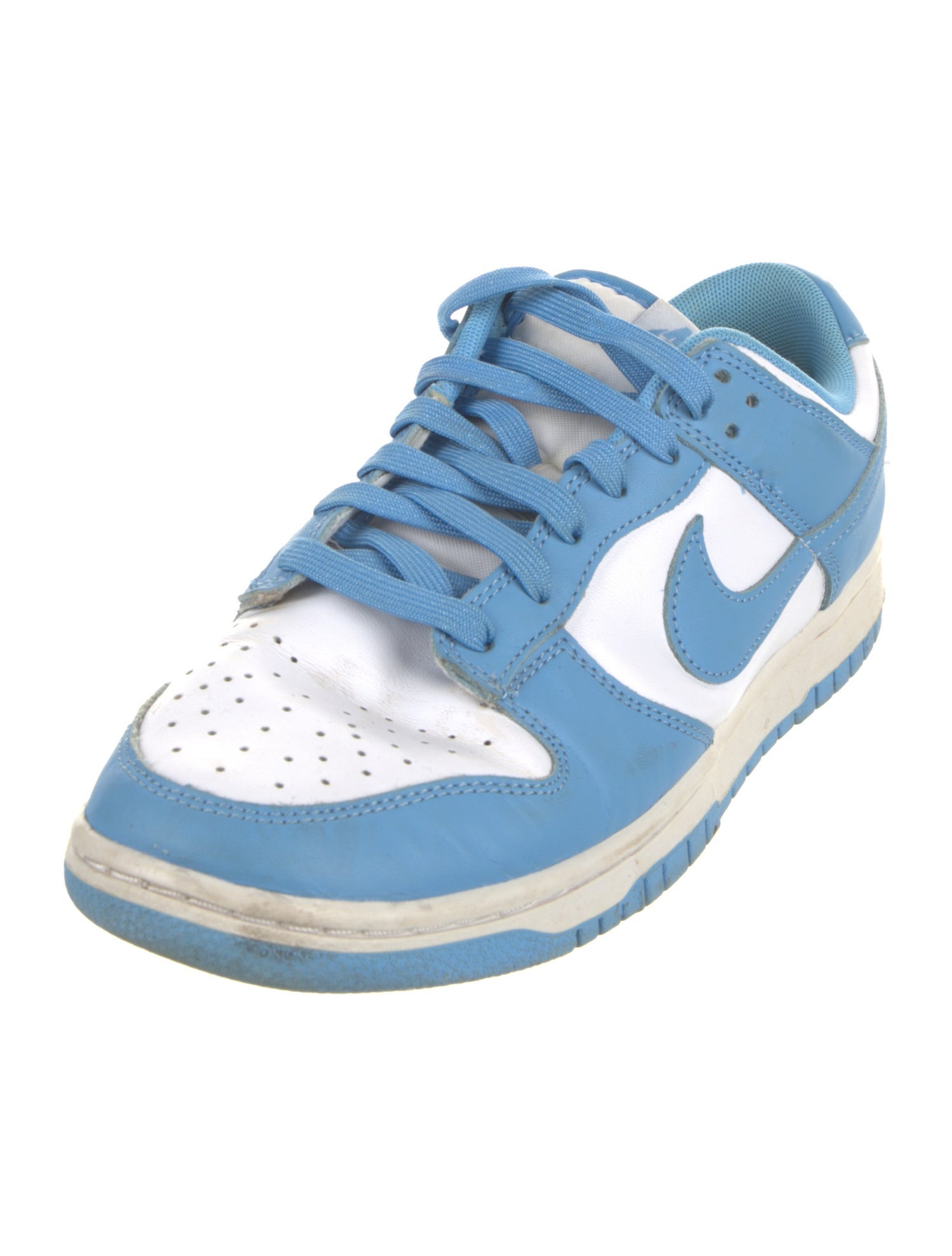 Nike Leather Colorblock Pattern Sneakers