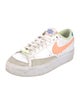 Nike Leather Colorblock Pattern Sneakers