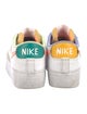 Nike Leather Colorblock Pattern Sneakers