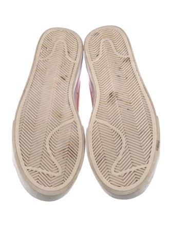 Nike Leather Colorblock Pattern Sneakers