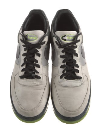 Nike Leather Colorblock Pattern Sneakers