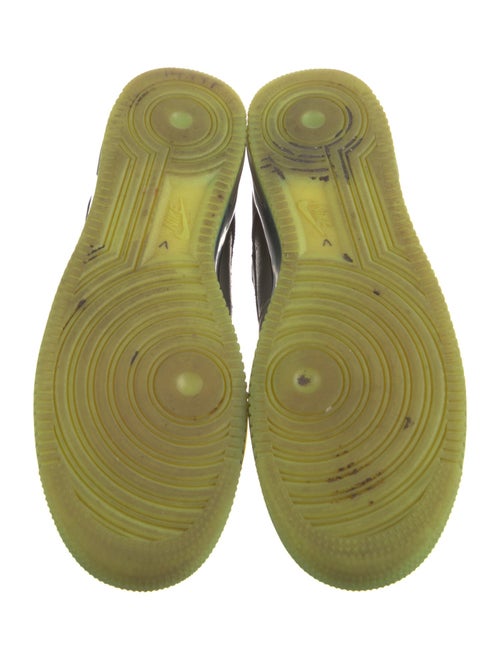 Nike Leather Colorblock Pattern Sneakers