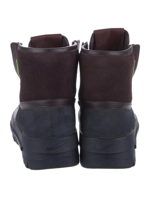 Nike Leather Colorblock Pattern Hiking Boots