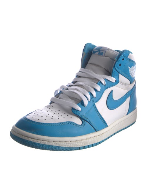 Jordan Leather Colorblock Pattern Sneakers